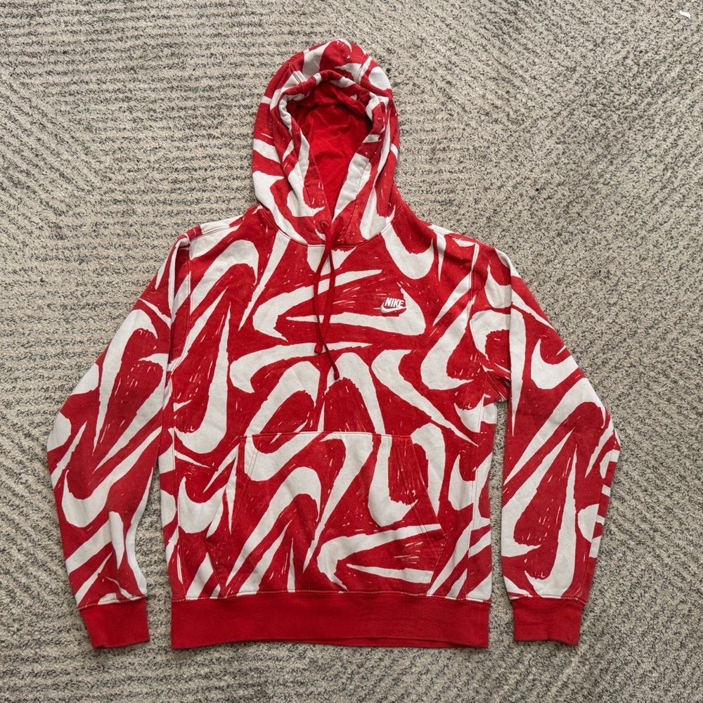 Nike NSW Club Fleece Pullover Hoodie – University Red (CK2230-657)